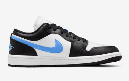 Jordan 1 Low Black University Blue White